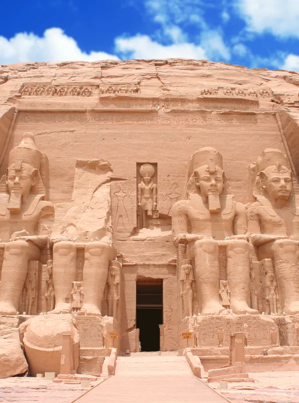 The Great Temple of Ramesses II at Abu Simbel