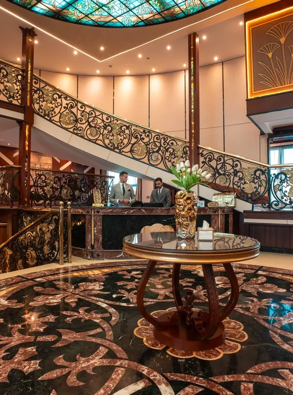 Reception aboard the M/S City and Sea Adonis