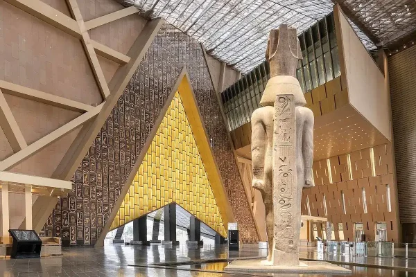Grand Egyptian Museum exterior, Cairo