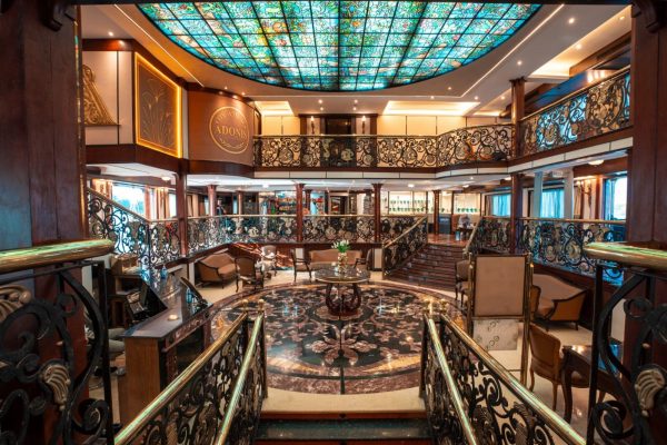 Reception desk aboard M/S City & Sea Adonis