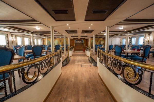 Dining area aboard M/S City & Sea Adonis